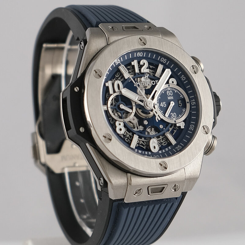 Hublot · Big Bang Unico Titanium Blue — 1 / 8 Hublot · Big Bang Unico Titanium Blue — 1 / 8