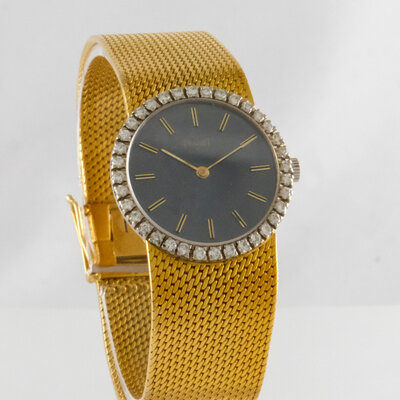 Piaget · Damenuhr mit Diamantlünette