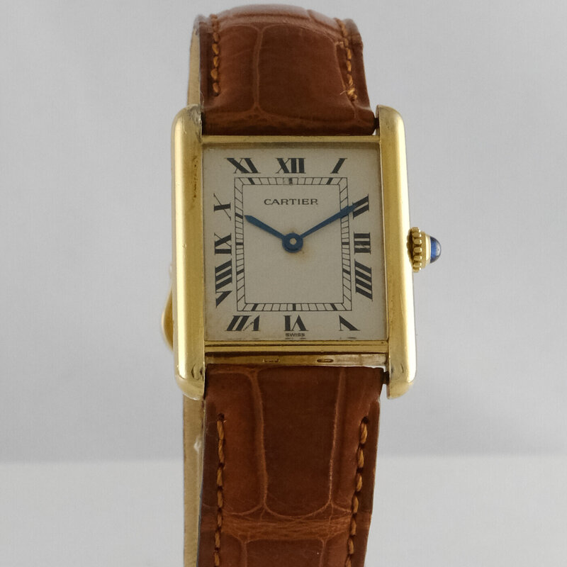 Cartier · Tank Vermeil Silber vergoldet — 1 / 7 Cartier · Tank Vermeil Silber vergoldet — 1 / 7