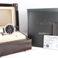 Zenith · Red Primero Chronograph — 3 / 9 Zenith · Red Primero Chronograph — 3 / 9