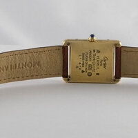 Cartier · Tank Vermeil Silber vergoldet — 6 / 7 Cartier · Tank Vermeil Silber vergoldet — 6 / 7