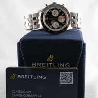 Breitling · Classic Avi Chronograph 42 — 3 / 8
